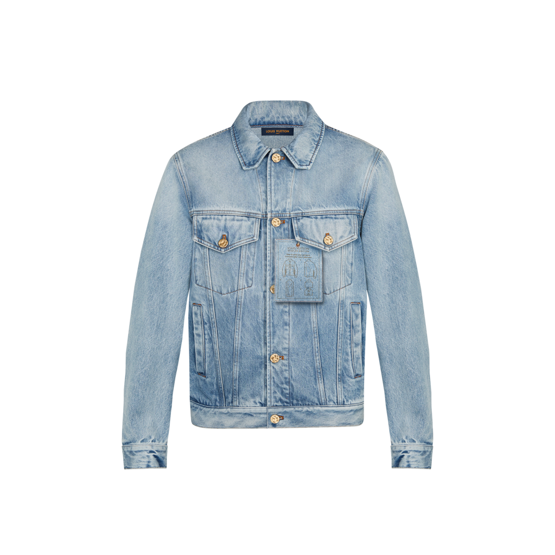 Louis hot Vuitton denim jean jackets